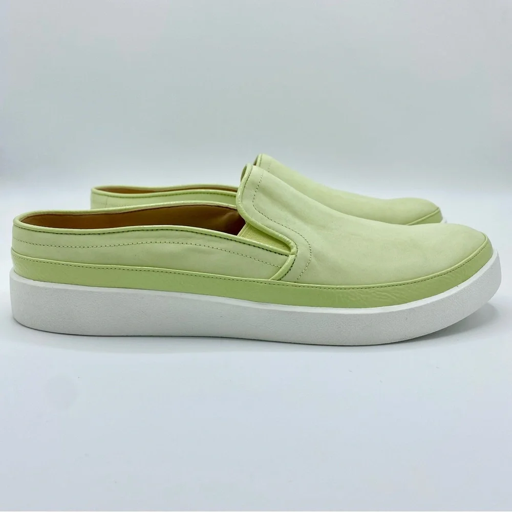 VIONIC Pale Lime Effortless Nubuck Slip-On Sneaker Size 10